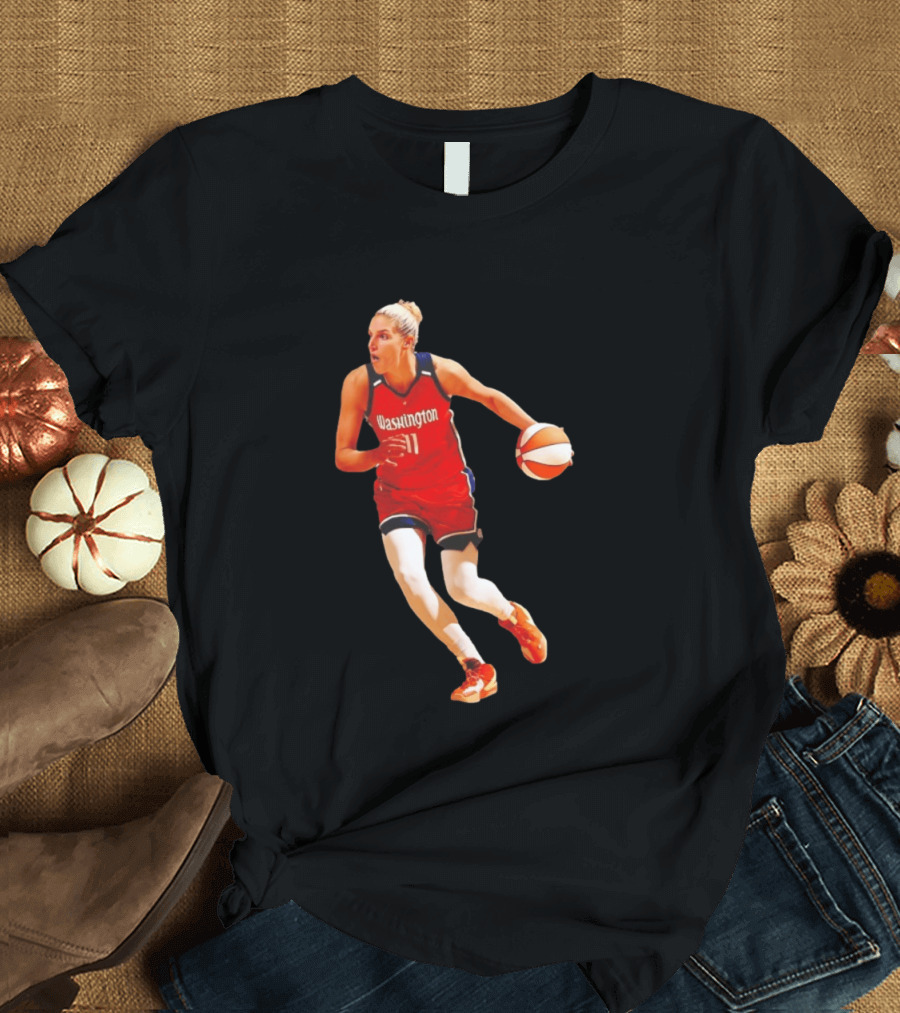 Elena Delle Donne Washington Mystics Basketball Hall Of Fame Player 11 T-Shirt