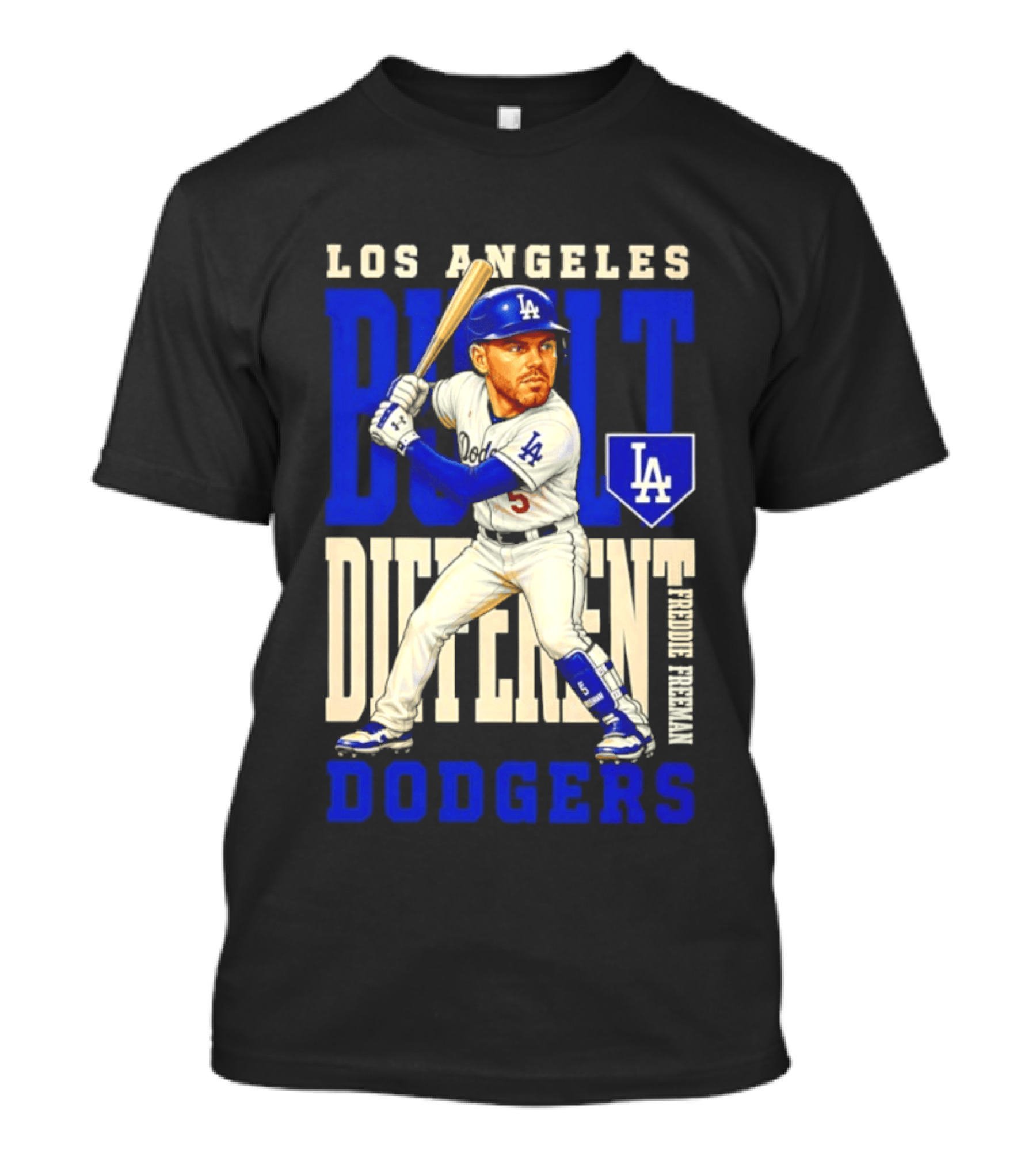 Los Angeles Dodgers Built Different Freddie Freeman MLB T-Shirt
