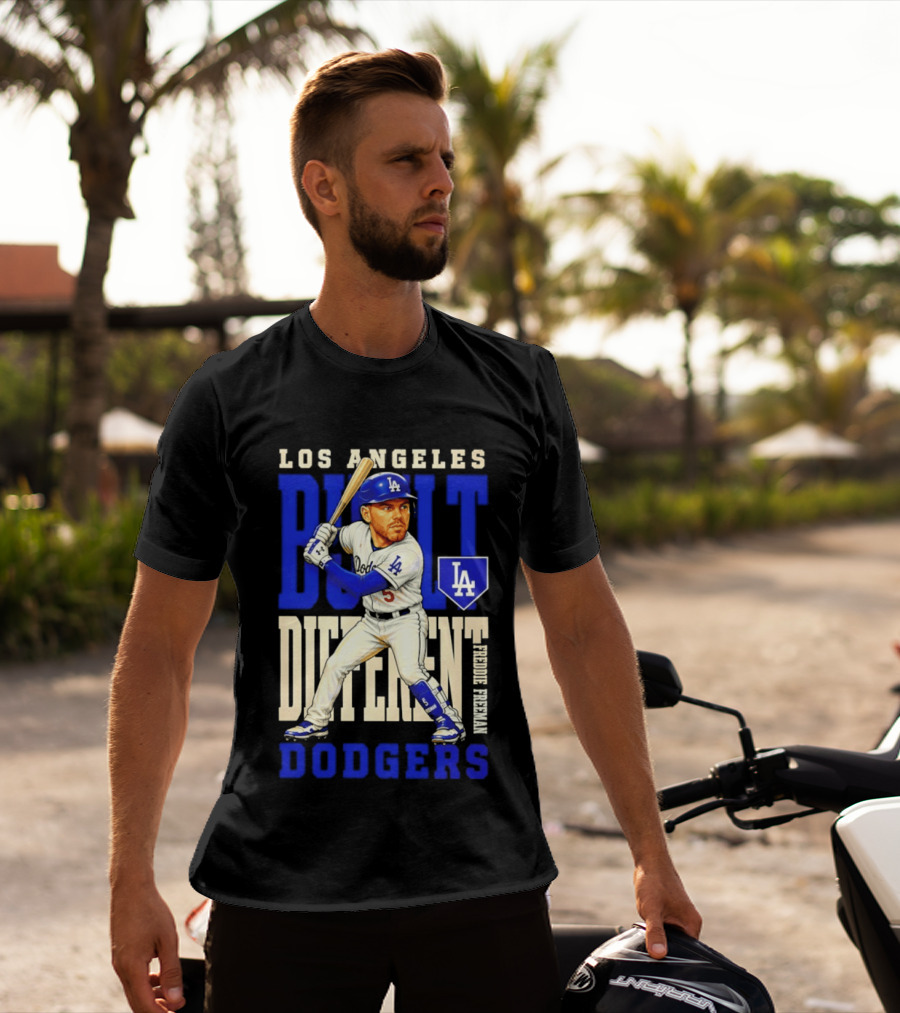 Los Angeles Dodgers Built Different Freddie Freeman MLB T-Shirt