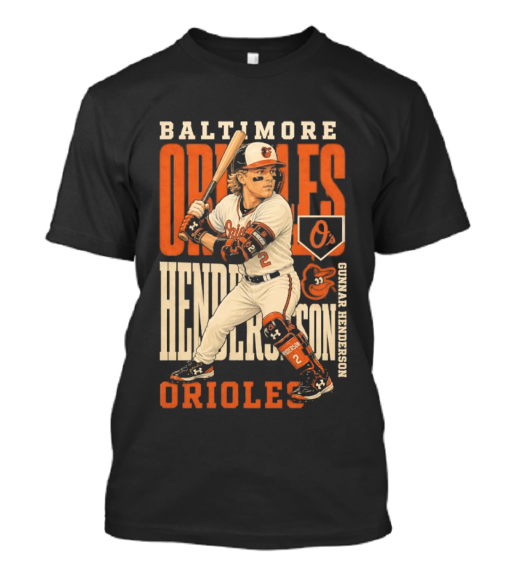 Baltimore Orioles Gunnar Henderson 2026 MLB Season T-Shirt