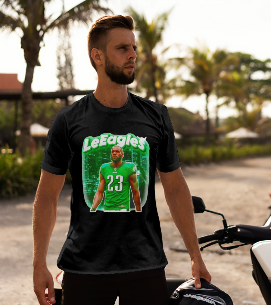 LeBron James LeEagles Philadelphia Eagles 23 Jersey T-Shirt