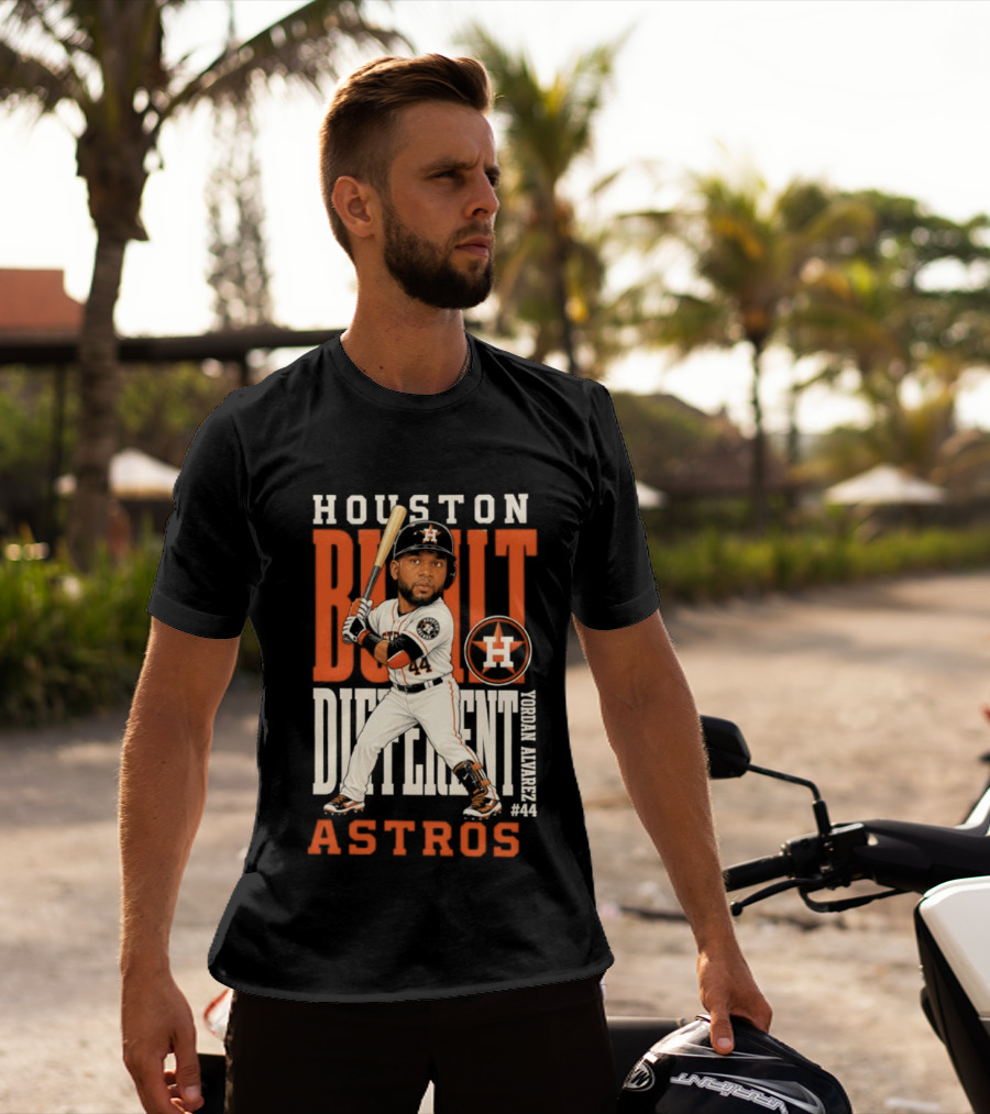 Houston Built Different Astros Yordan Alvarez #44 T-Shirt