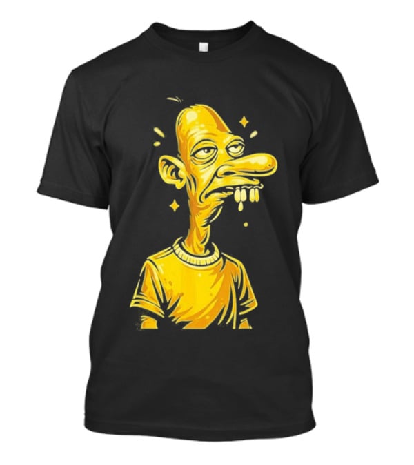 Neegy Manny Gold Statue Cartoon Character Original T-Shirt