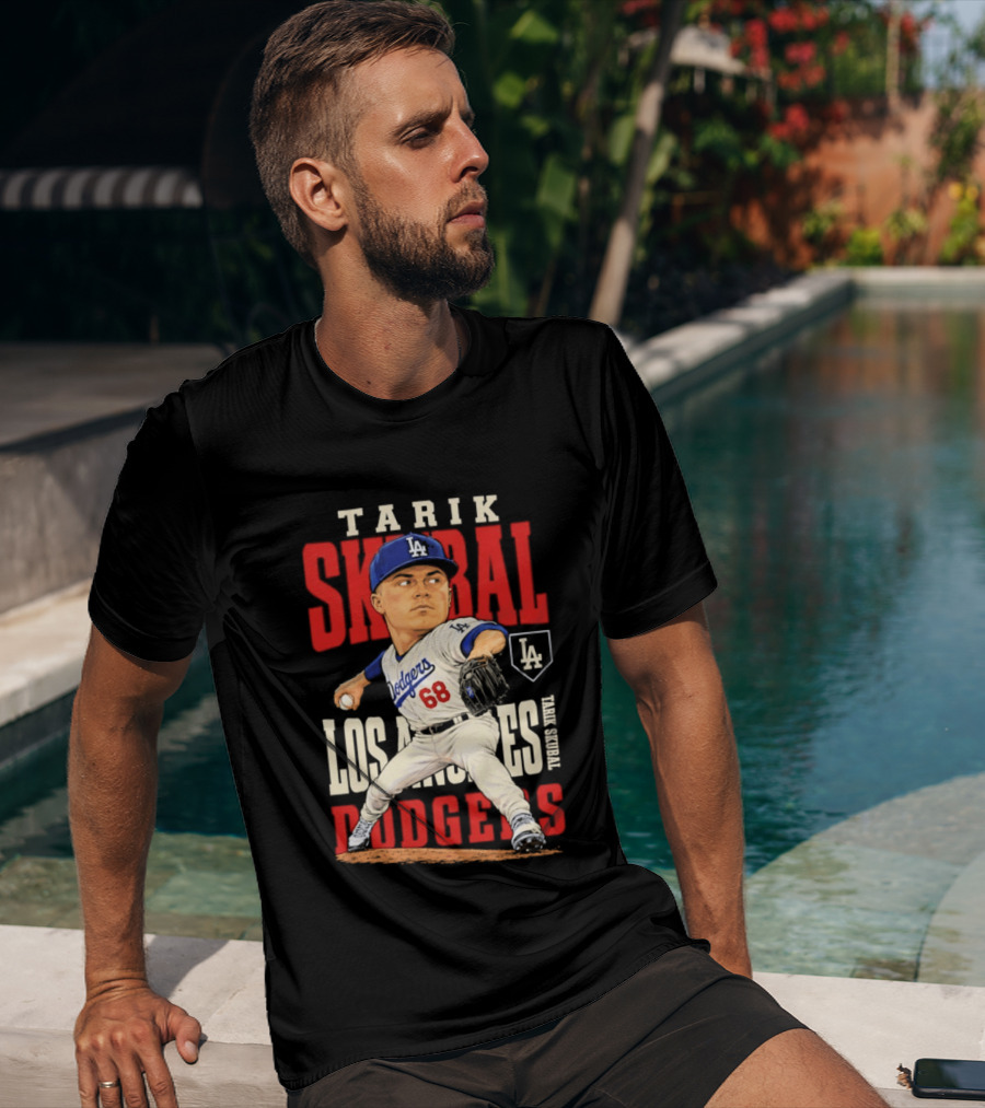 Tarik Skubal Los Angeles Dodgers 2026 MLB Season Dodgers 68 Caricature T-Shirt