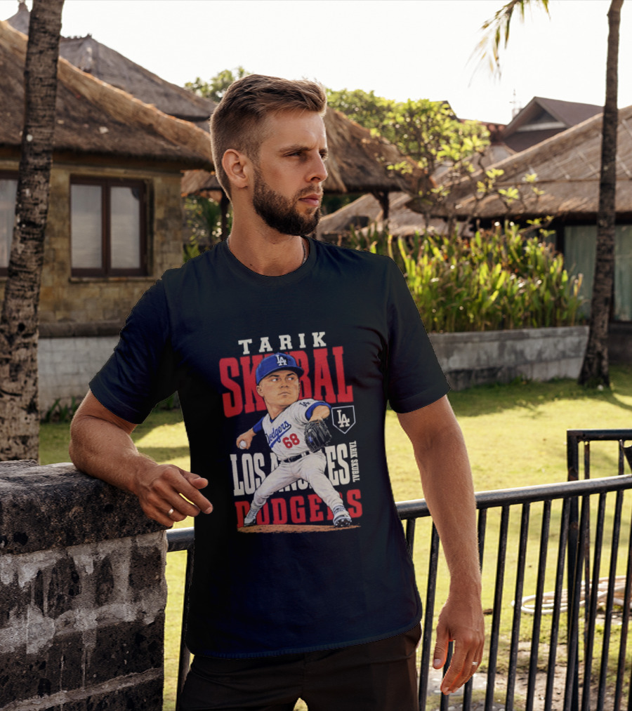 Tarik Skubal Los Angeles Dodgers 2026 MLB Season Dodgers 68 Caricature T-Shirt