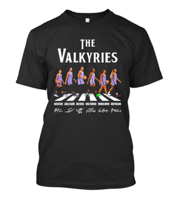 The Valkyries Kaitlyn Chen Janelle Salaün Kiah Stokes Kayla Thornton Veronica Burton Gabby Williams T-Shirt