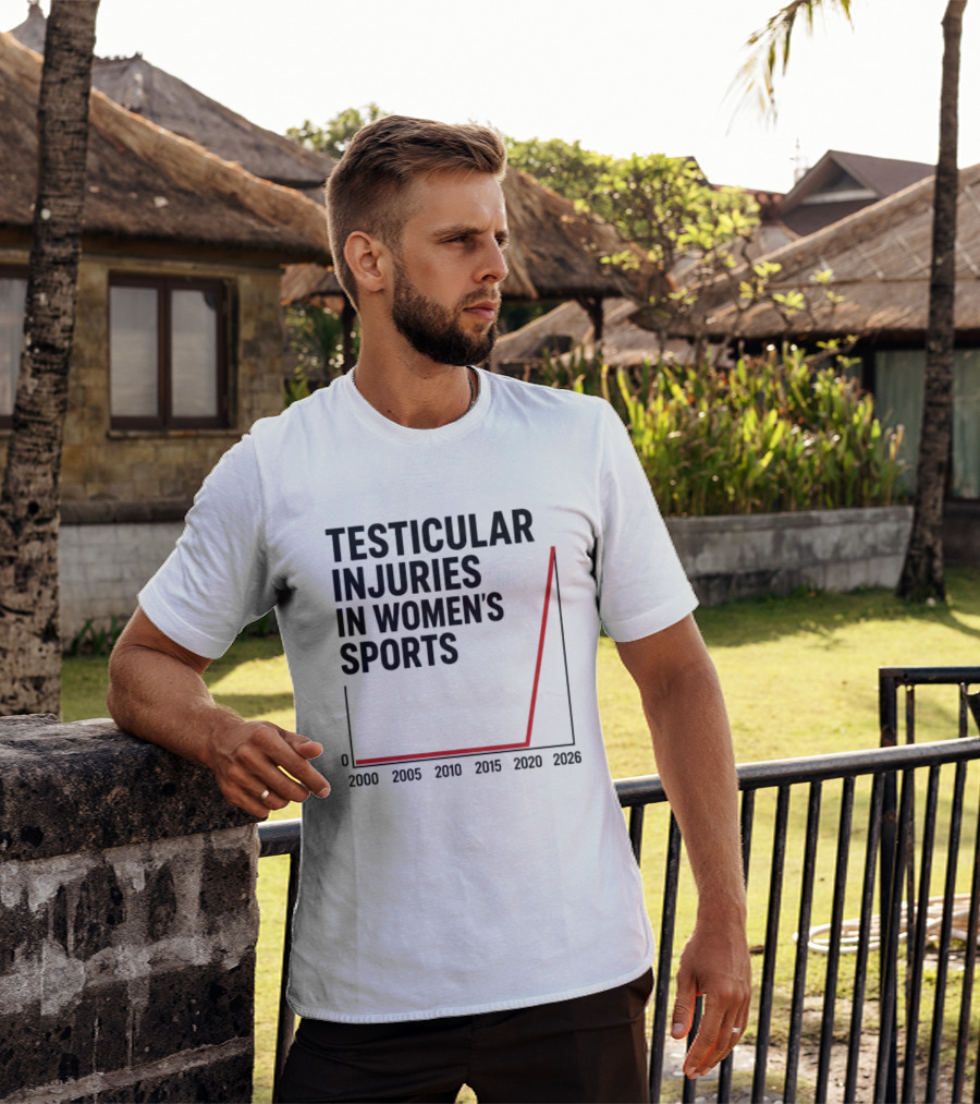 Testicular Injuries In Women's Sports 2000 2026 Graph T-Shirt