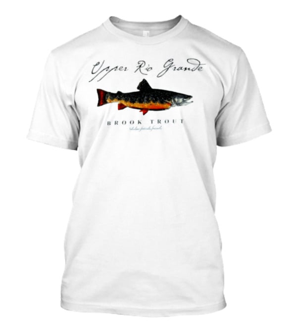 Upper Rio Grande Brook Trout Salvelinus Fontinalis Vintage Fish T-Shirt