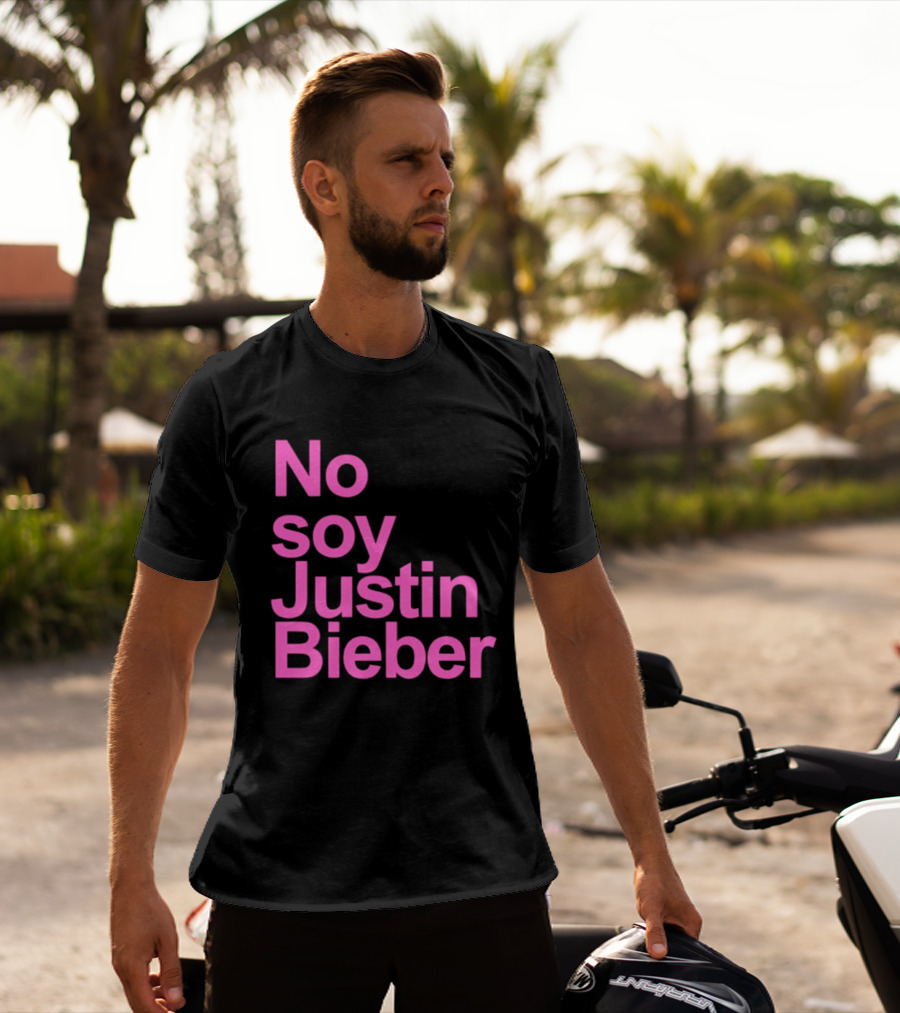 No Soy Justin Bieber Pop Music Celebrity Merchandise T-Shirt