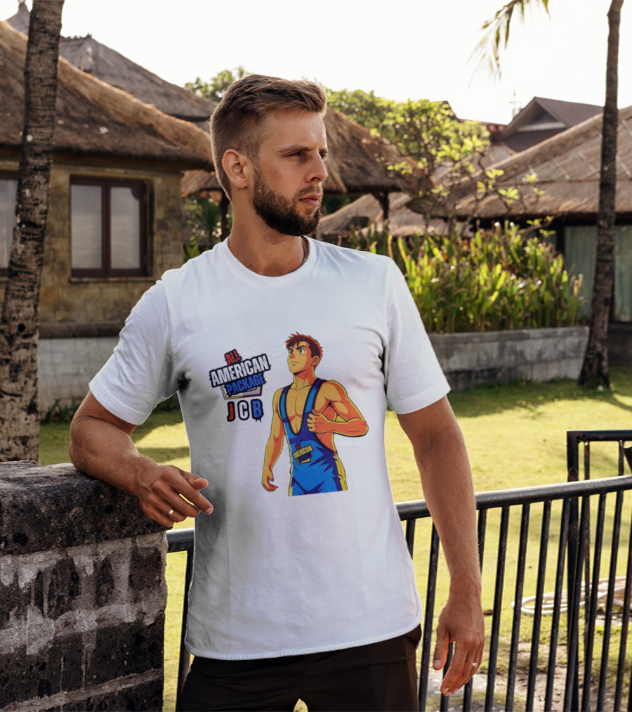 All American Package JCB Anime Wrestler T-Shirt
