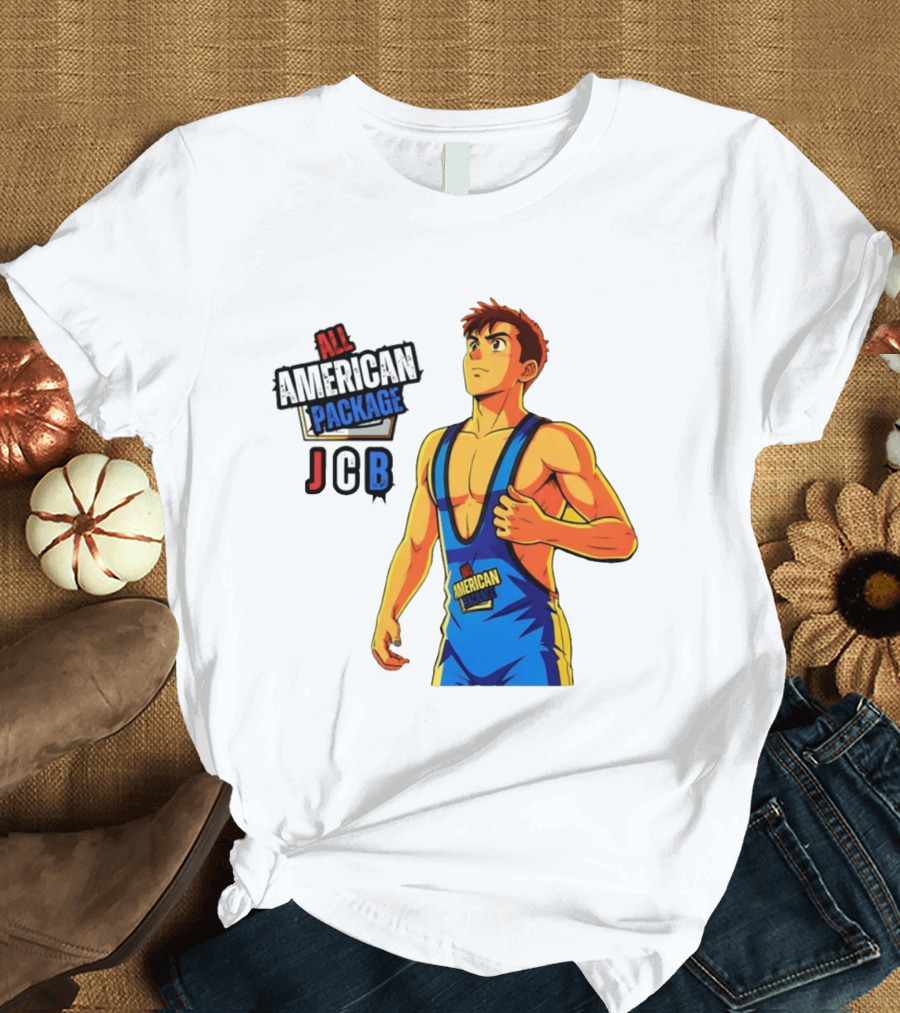 All American Package JCB Anime Wrestler T-Shirt