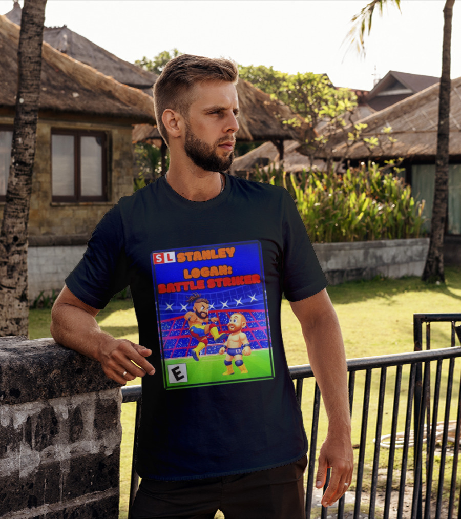 Stanley Logan Battle Striker Wrestling Game Cover T-Shirt