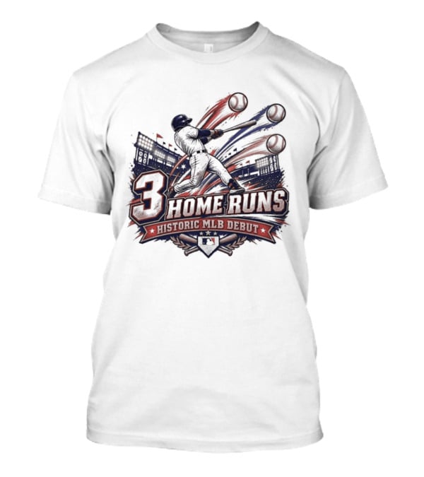 3 Home Runs Historic MLB Debut T-Shirt