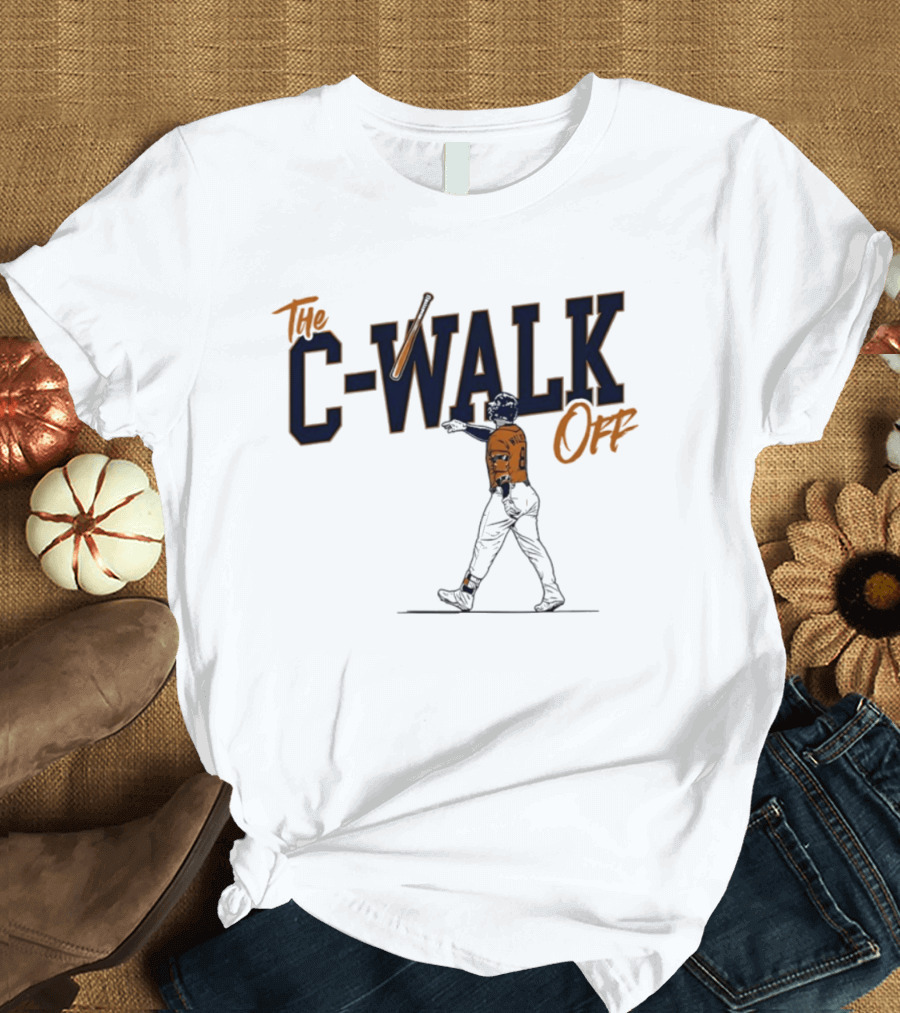 The C Walk Off Christian Walker Houston Astros 2026 MLB Baseball Fan T-Shirt