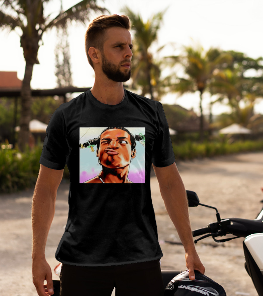 ASAP Rocky Hip Hop Rap Mob Pouty Face Meme T-Shirt