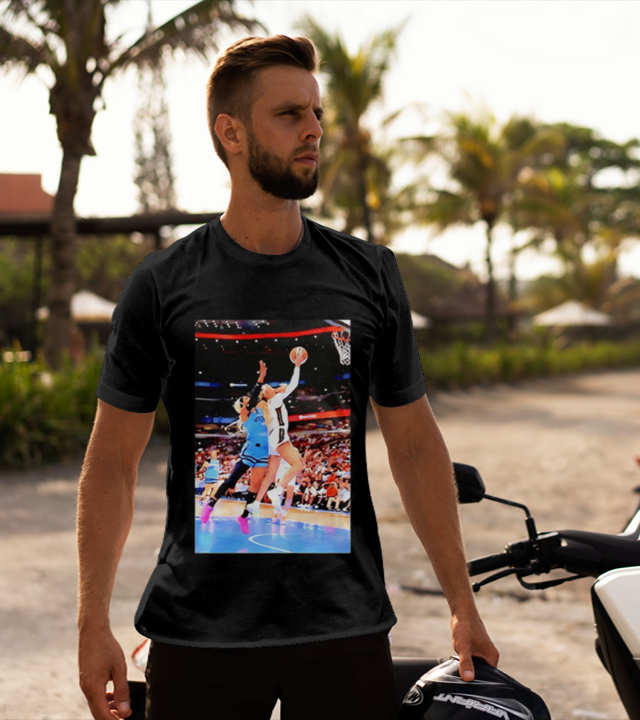 Caitlin Clark Indiana Fever Gameplay Action WNBA Basketball Competition T-Shirt