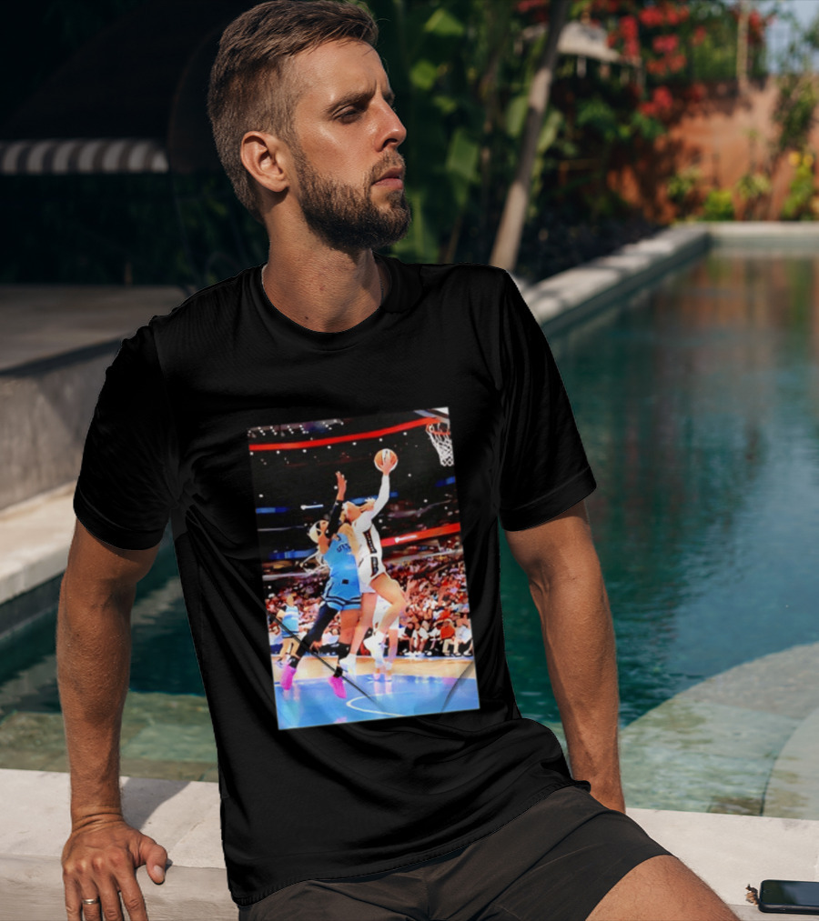 Caitlin Clark Indiana Fever Gameplay Action WNBA Basketball Competition T-Shirt