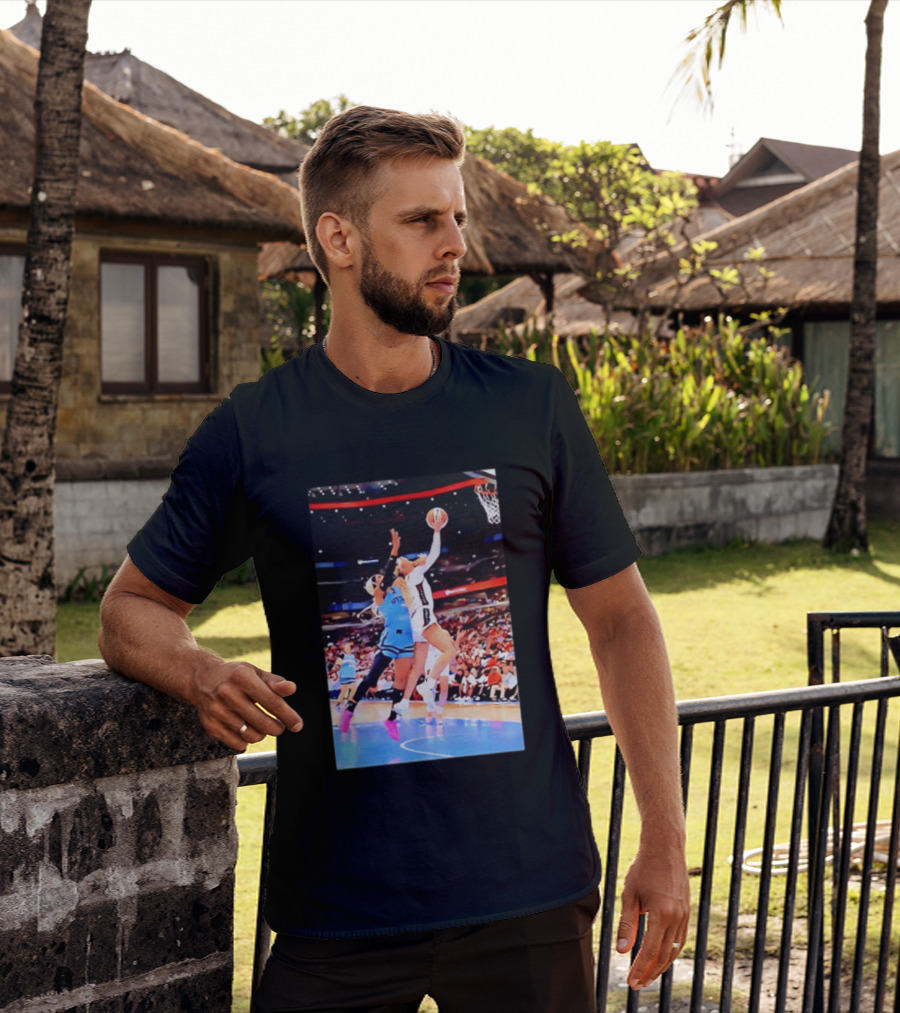 Caitlin Clark Indiana Fever Gameplay Action WNBA Basketball Competition T-Shirt