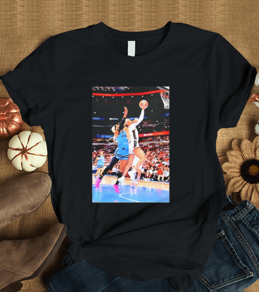 Caitlin Clark Indiana Fever Gameplay Action WNBA Basketball Competition T-Shirt