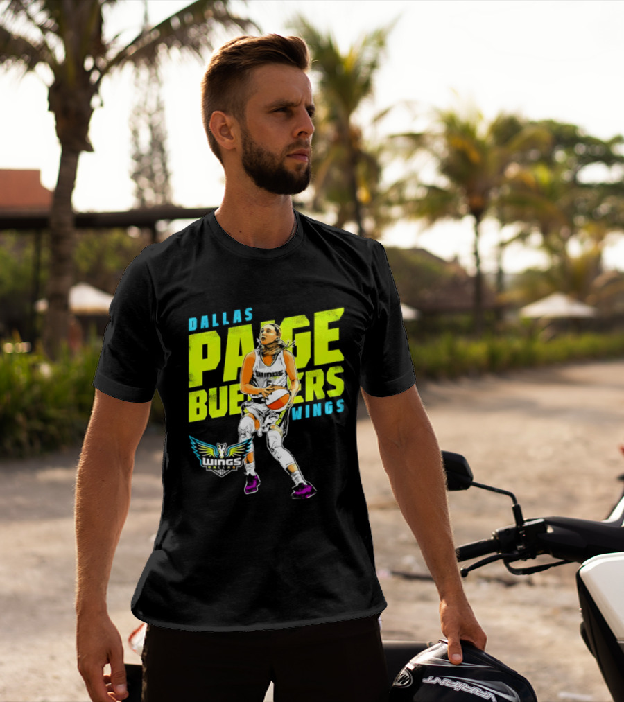 Dallas Wings Paige Bueckers WNBA Basketball Player T-Shirt