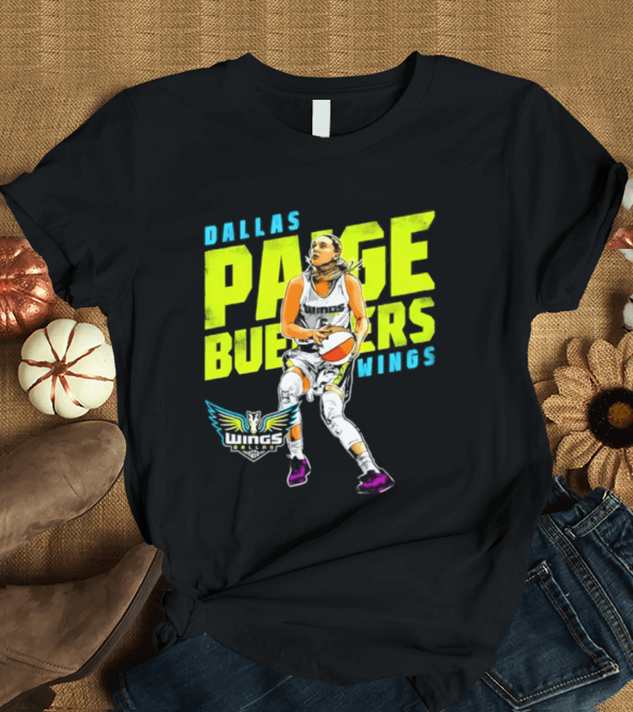Dallas Wings Paige Bueckers WNBA Basketball Player T-Shirt