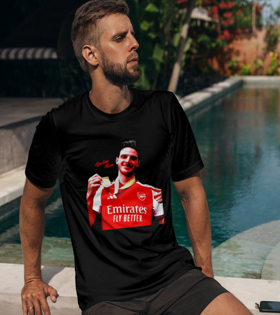 Declan Rice Arsenal Premier League Winner 2026 Emirates Fly Better T-Shirt