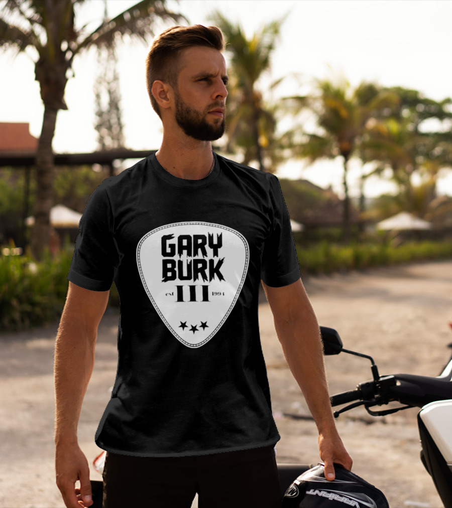 Gary Burk III Est 1994 Guitar Pick Musician Stars T-Shirt