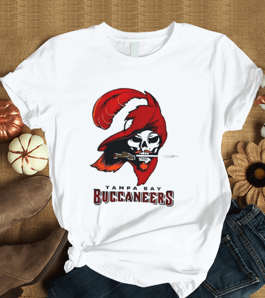 Rueben Bain Jr Tampa Bay Buccaneers 2026 Fire The Cannons Football Skeleton Pirate Flag T-Shirt
