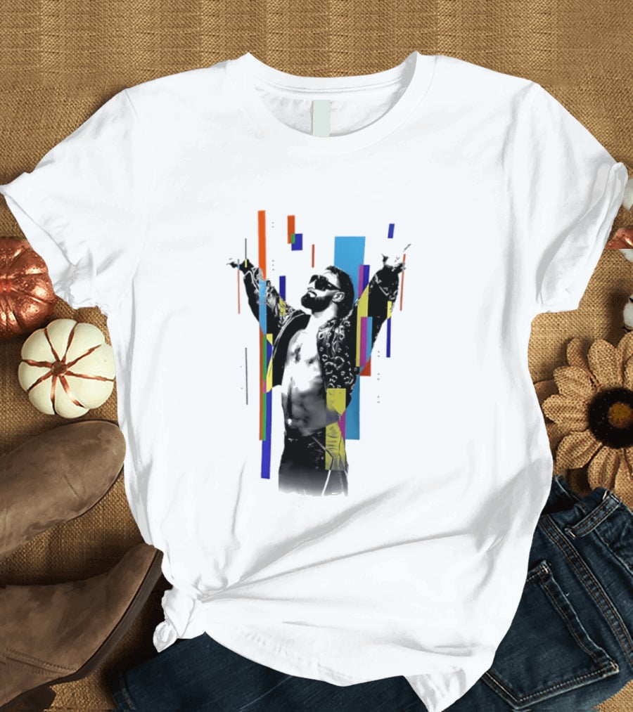 Seth Rollins Revolutionary Visionary WWE Iconic Pose T-Shirt