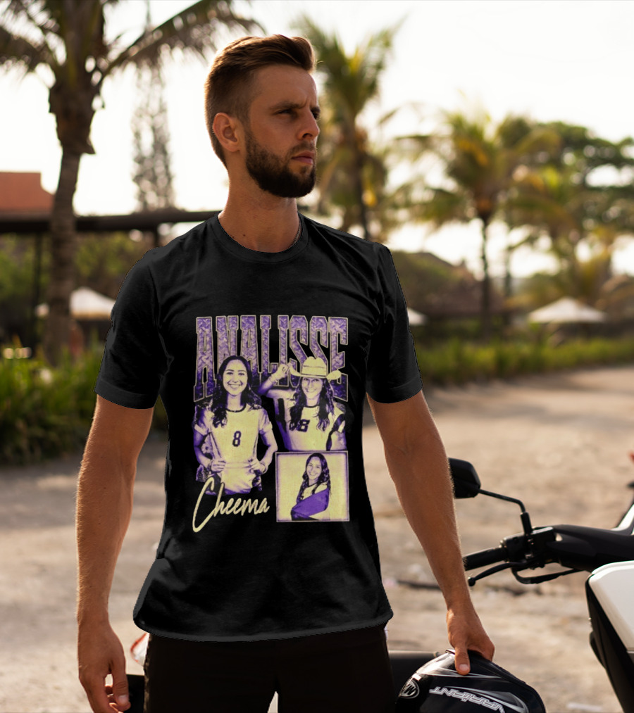 Analisse Cheema Number 8 Jersey Sports Athlete T-Shirt