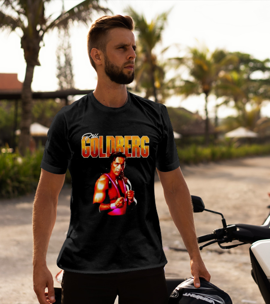 Bill Goldberg Bret Hart Portrait Wrestling Legends T-Shirt