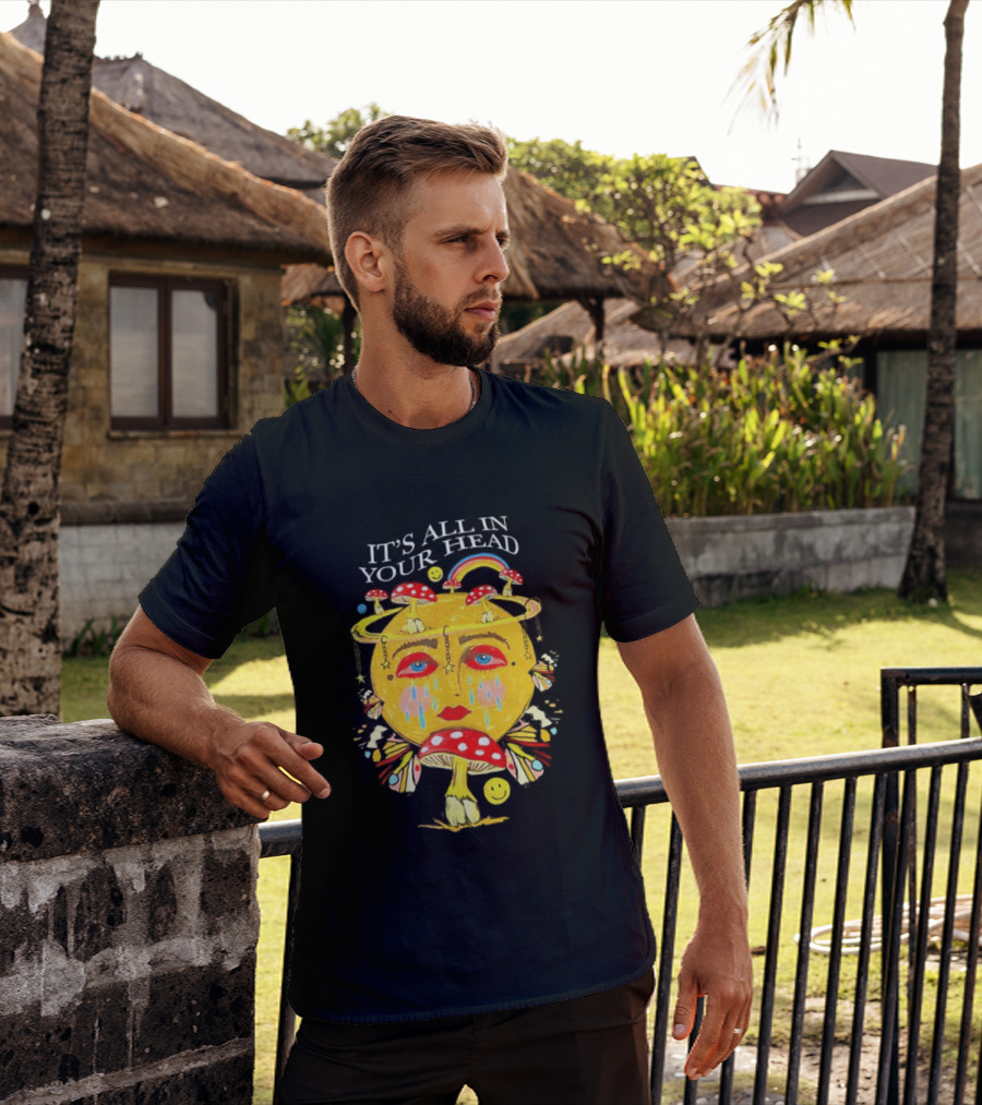 It's All In Your Head Mushroom Psychedelic T-Shirt