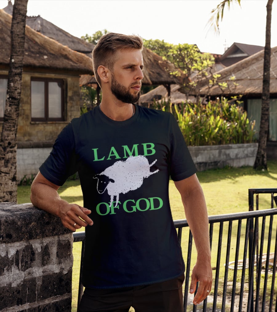 Lamb Of God Heavy Metal Band Metalcore Sheep Image T-Shirt