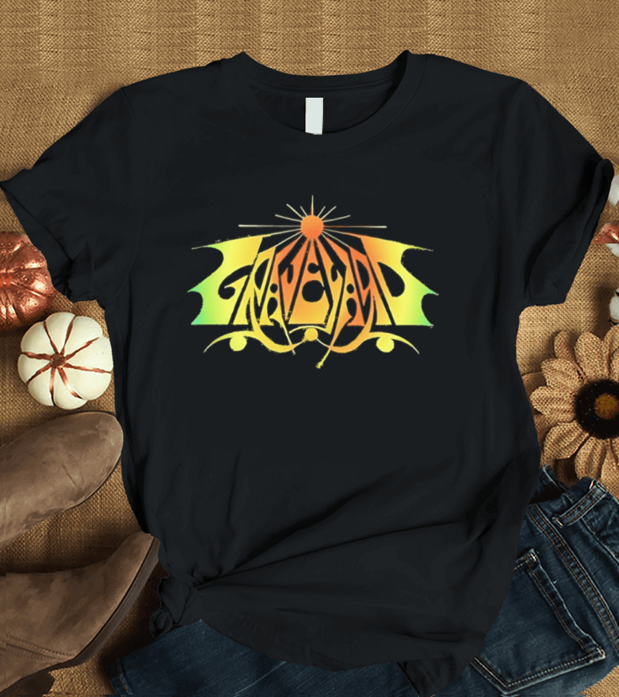 Graveyard Fever Vibrant Gothic Sunburst T-Shirt
