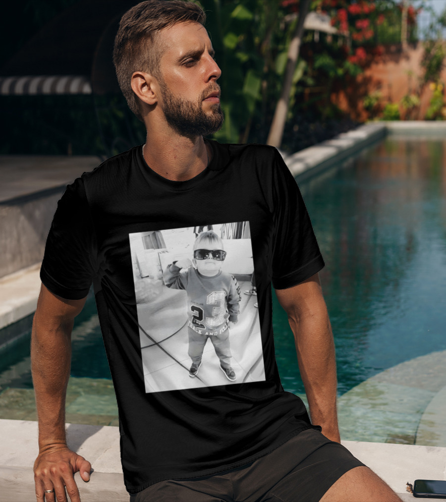 Hasbulla Hasbik Photo 23 Track And Field Black And White T-Shirt