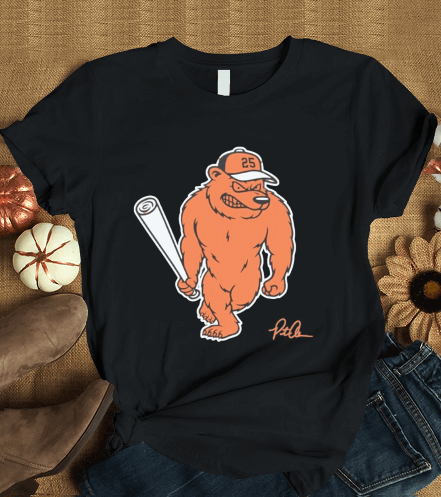 Polar Bear Pete 25 Baltimore Orioles MLB 2026 Season T-Shirt