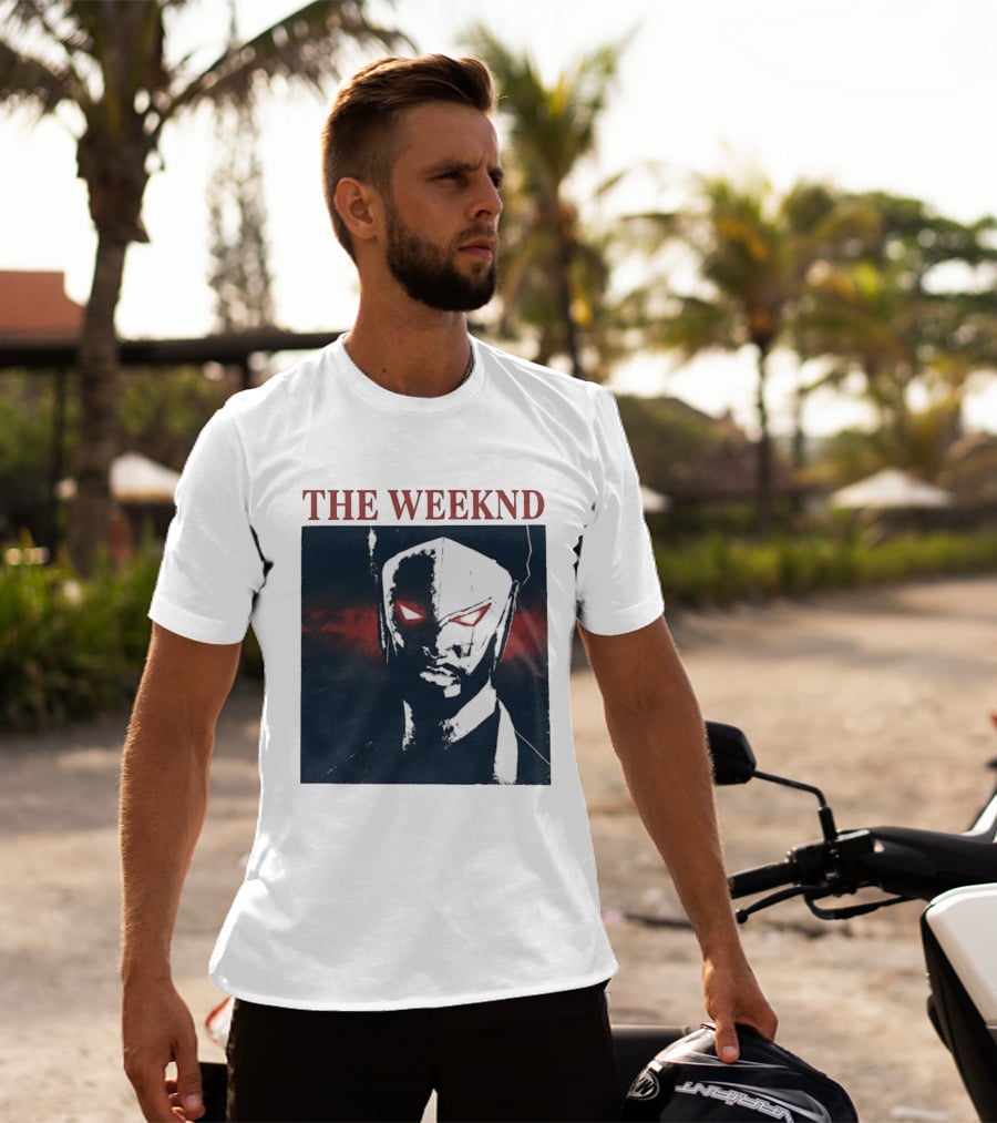 The Weeknd Suda51 Mask Concept Art London August 2026 T-Shirt