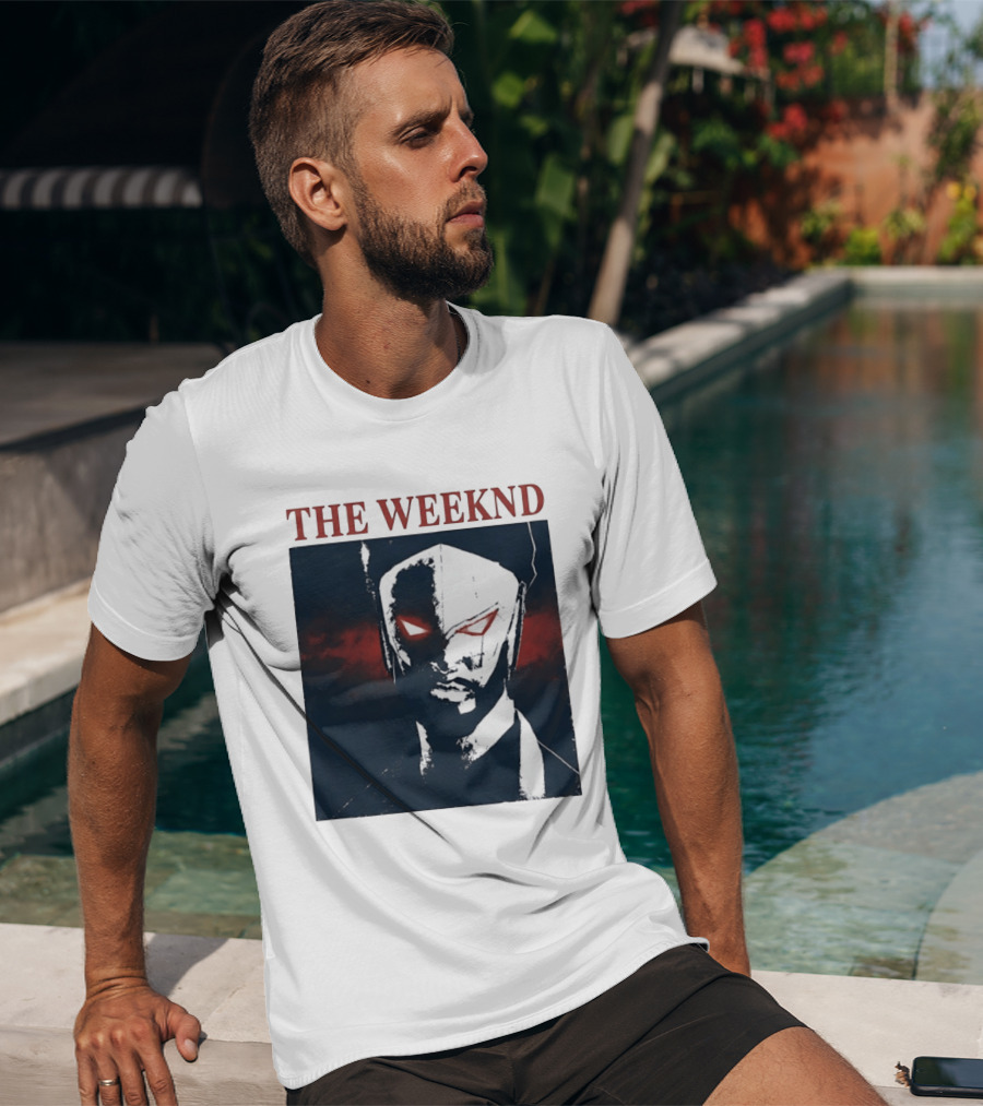 The Weeknd Suda51 Mask Concept Art London August 2026 T-Shirt