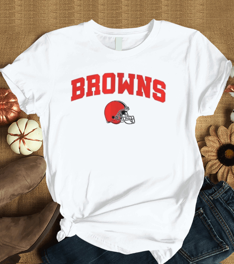 Cleveland Browns 2026 Season This Gardener Loves The Browns Helmet Football T-Shirt