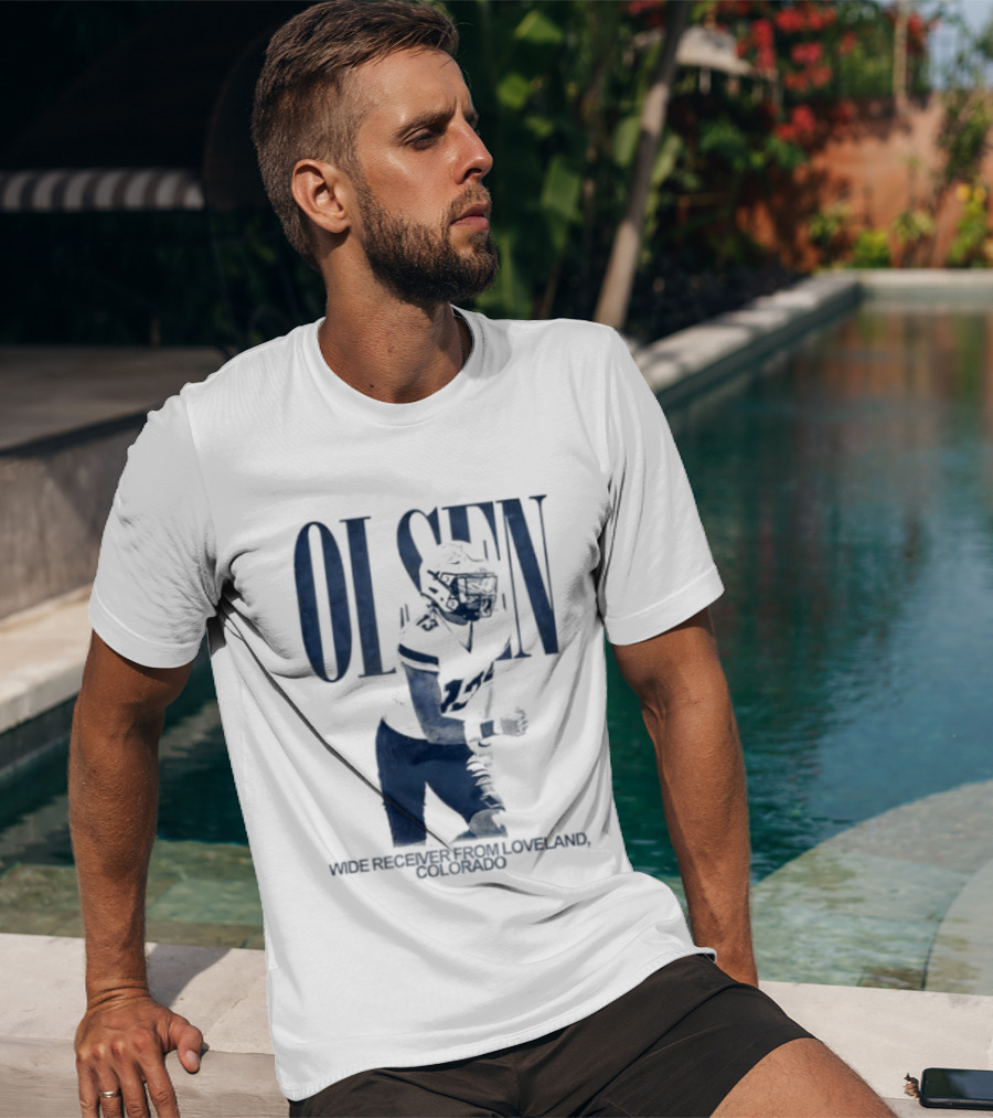 Olsen Wide Receiver Loveland Colorado Player Football T-Shirt