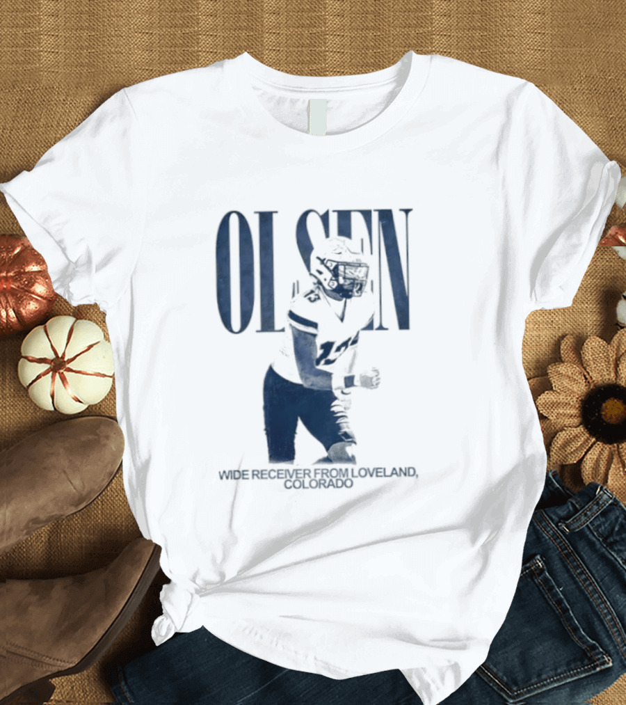 Olsen Wide Receiver Loveland Colorado Player Football T-Shirt