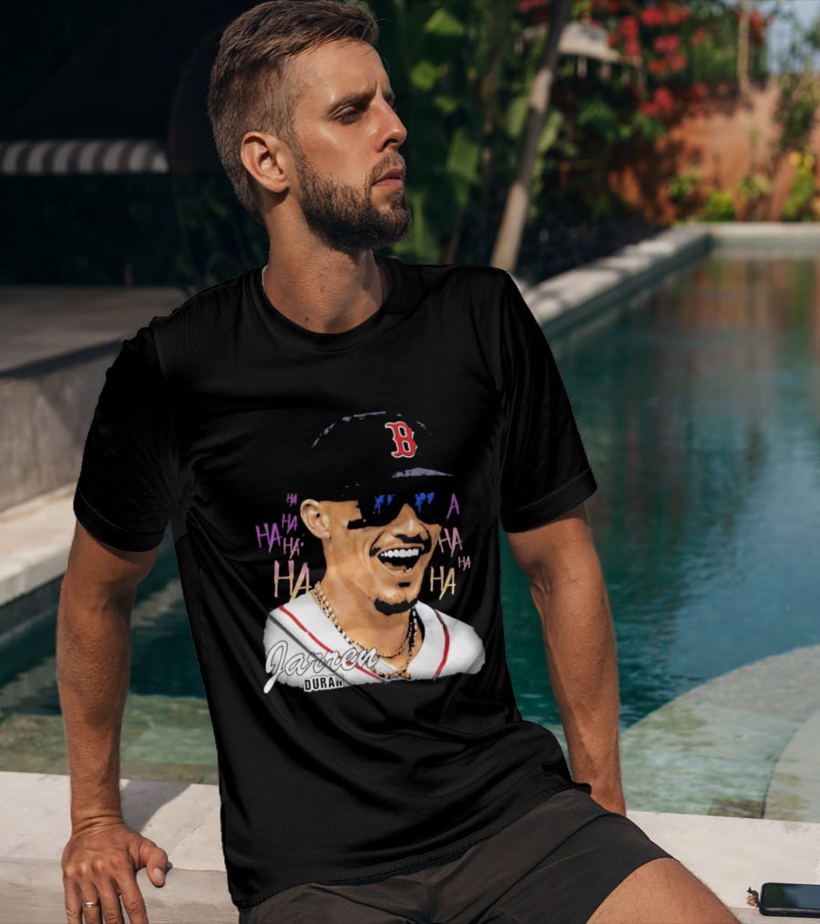 Jarren Duran They Laughed I Kept Going Boston Baseball Humor T-Shirt