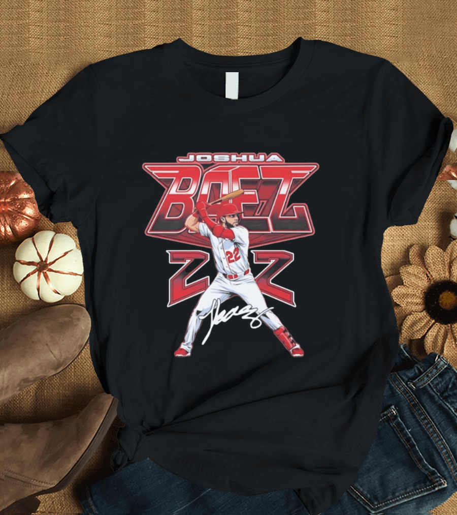 Joshua Baez 22 St. Louis Cardinals Baseball Player T-Shirt