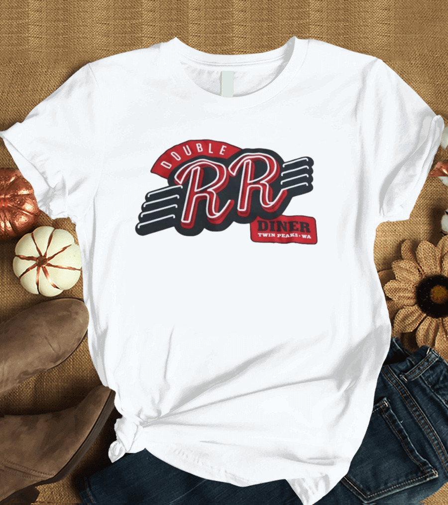 Double RR Diner Sign Twin Peaks WA T-Shirt
