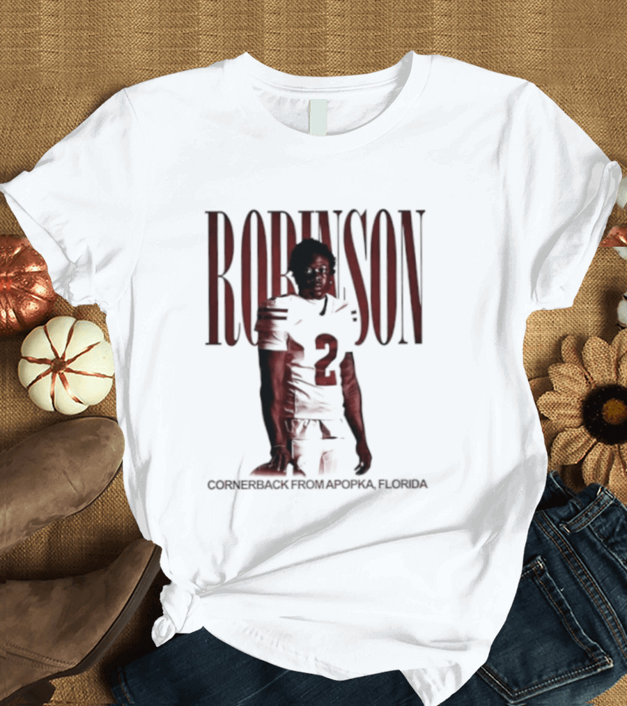 Robinson Football Cornerback From Apopka Florida T-Shirt