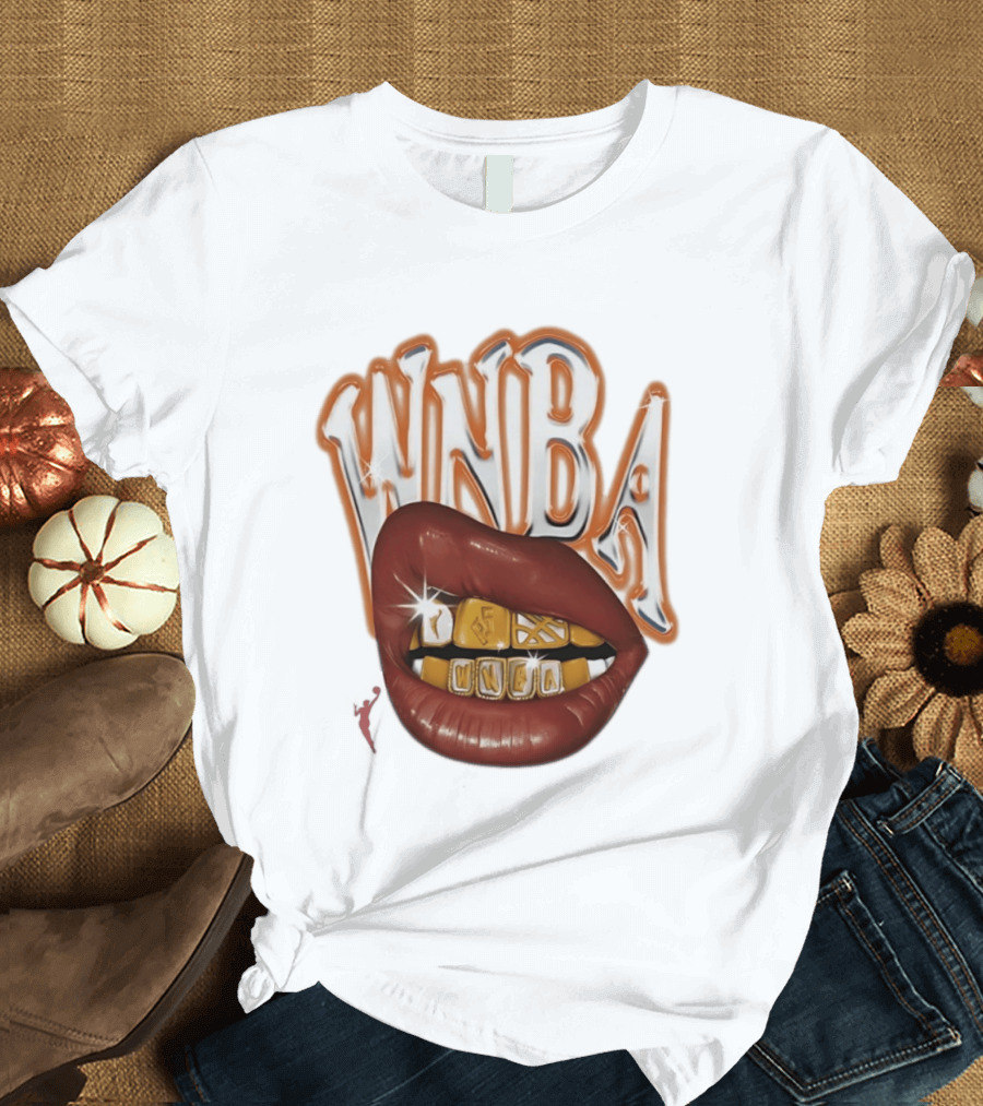 WNBA Grill Mouth Gold Teeth T-Shirt