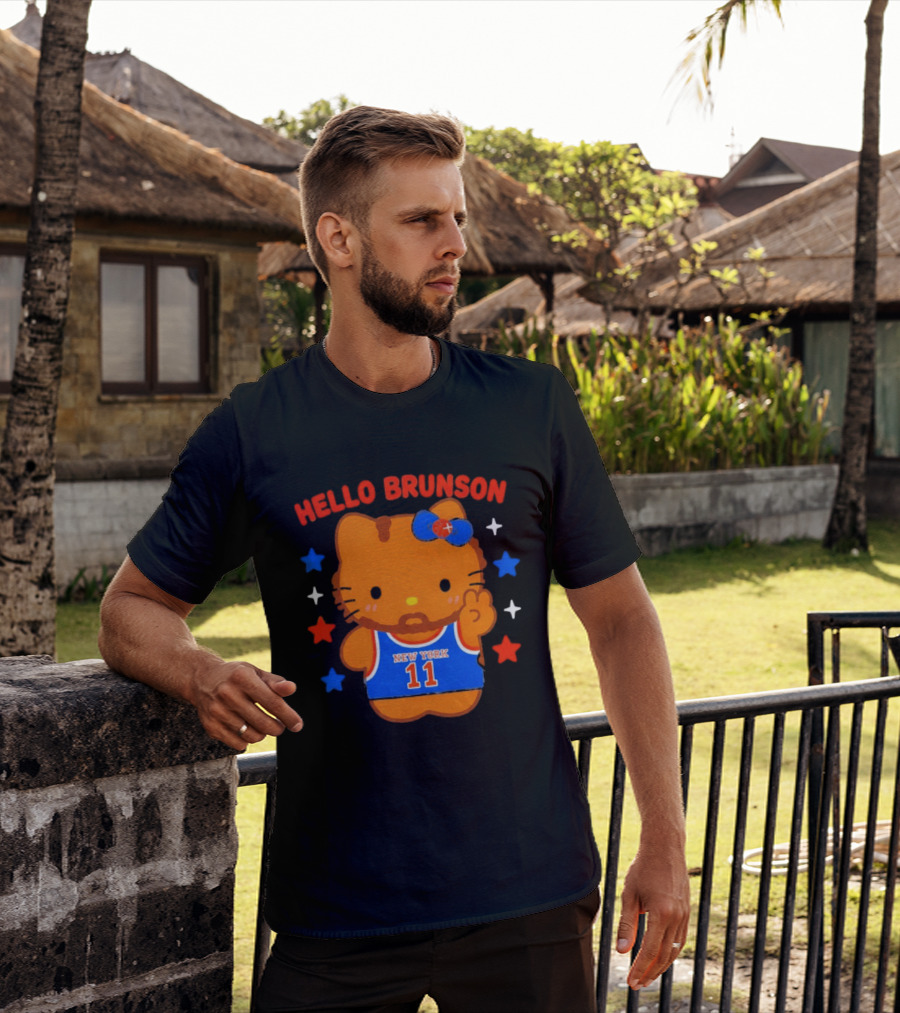 Hello Kitty Jalen Brunson New York 11 Collaboration T-Shirt