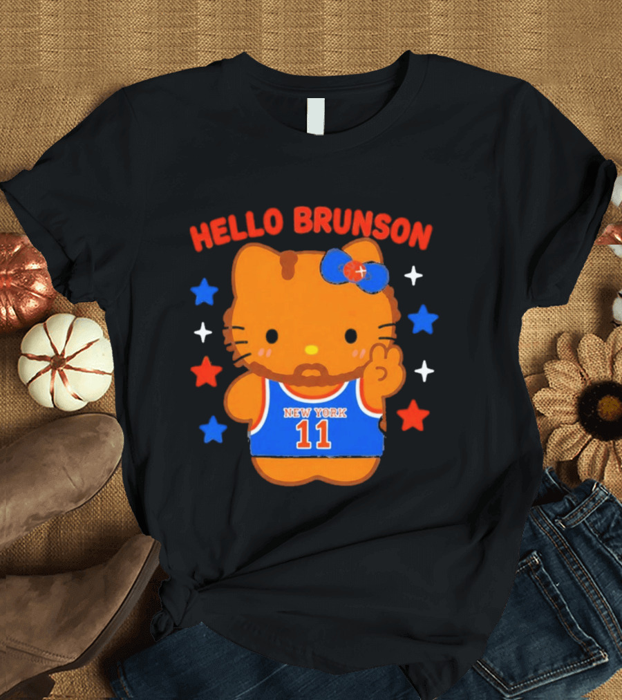 Hello Kitty Jalen Brunson New York 11 Collaboration T-Shirt