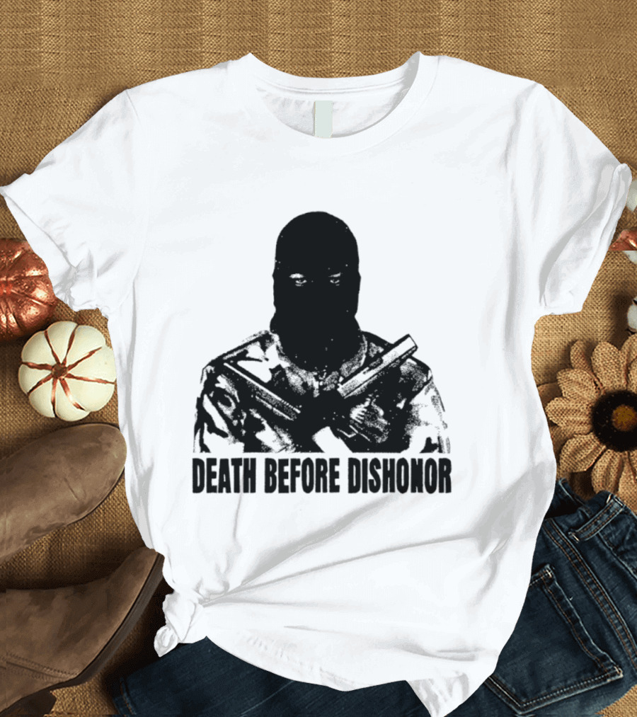 Death Before Dishonor Military Tactical Soldier T-Shirt