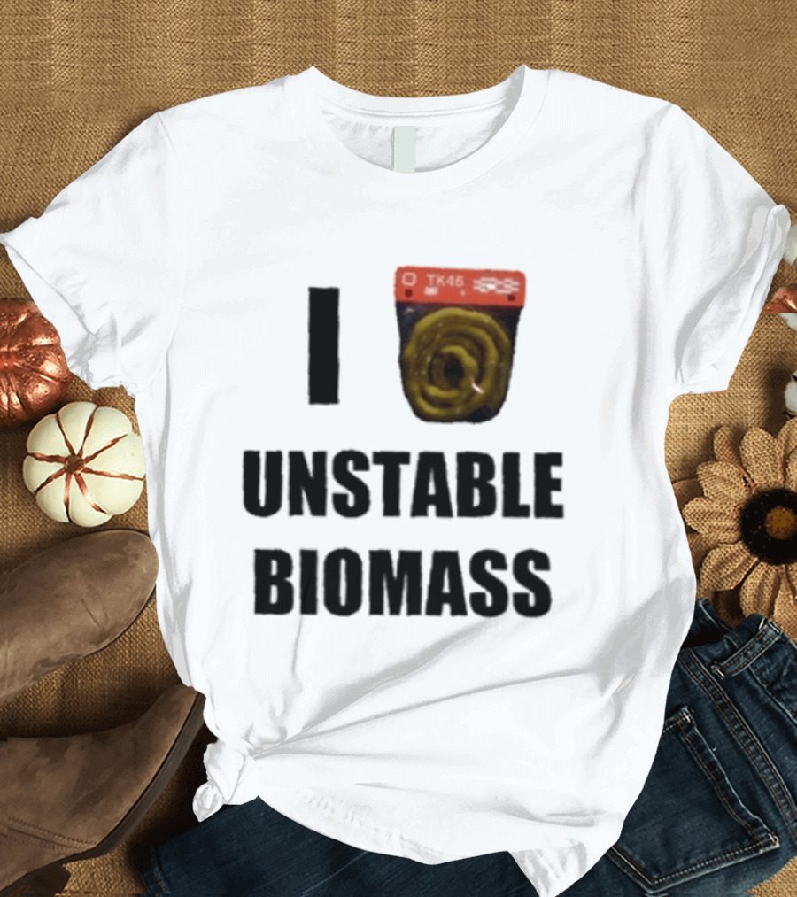 I Love Unstable Biomass TK45 Sci Fi Laboratory T-Shirt